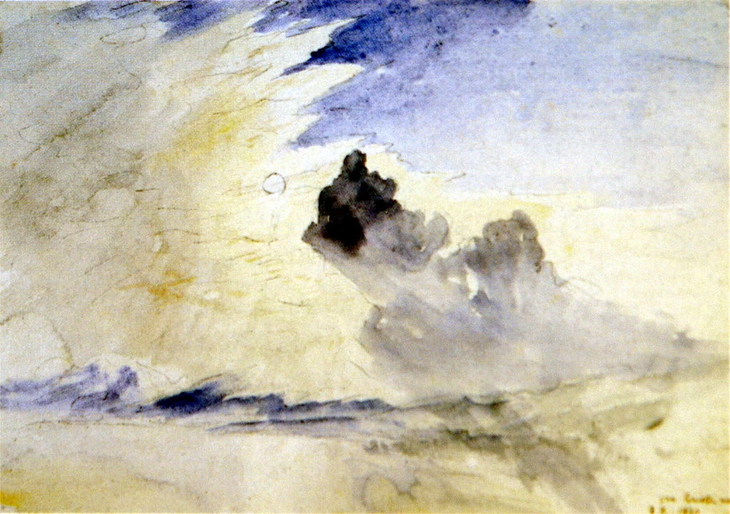 Studio delle nuvole su Coniston Water, 1880